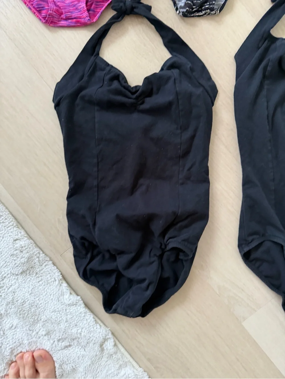5-Pc Girls Leotard Bundle, Sizes M & L, Gymnastics, Dance, Ballet